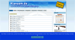 Desktop Screenshot of klanaam.de